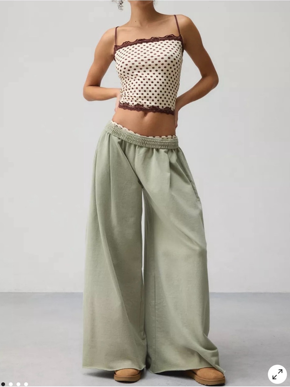 Urban Outfitters Out From Under Lived In Extreme Wide Leg Sweatpants